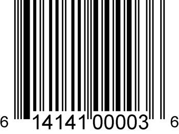 photo of a UPC barcode